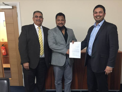 Agreement between UKs number one MVNO Vectone and Dr. Kamrul